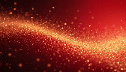 Red gold glowing background image, light, glitter, anniversary, gradation, banner texture advertising poster