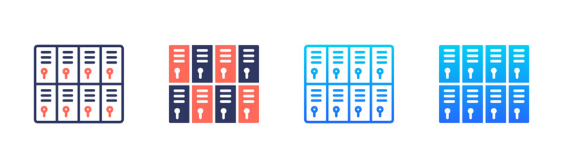 Lockers Icon Pack In Multiple Styles