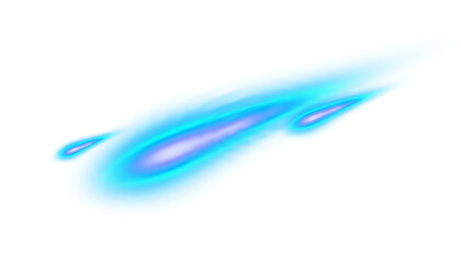 Abstract Light Streak Blue Glowing Effect For Speed Motion Design Element