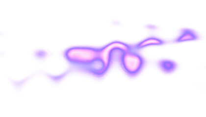 Swirling purple light trail on transparent background for visual effects