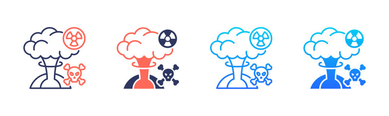 Nuclear Fallout Icon Pack In Multiple Styles