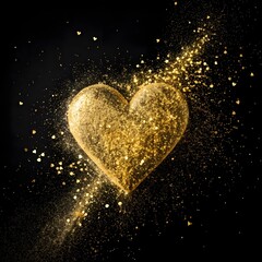 Golden Heart of Radiant Love
