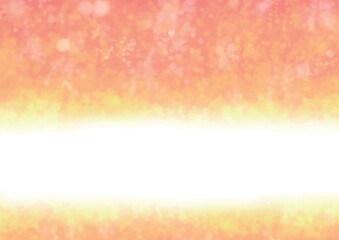 Warm orange and yellow watercolor bokeh background