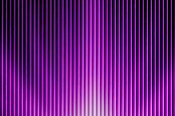 Illustration of vibrant purple vertical lines with bright light source at the bottom, abstract background