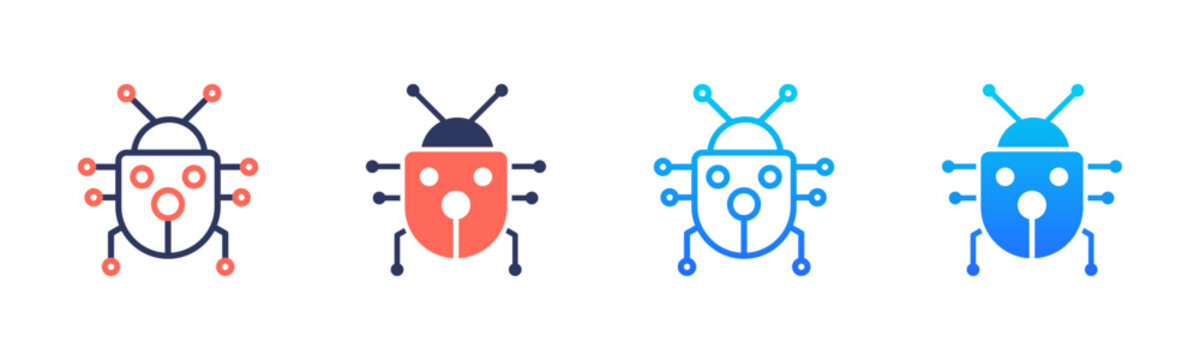 Insect Icon Pack In Multiple Styles