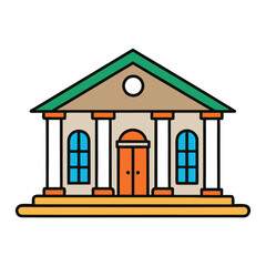 A grand library building filled with knowledge, featuring tall shelves, quiet study areas, and elegant architecture that inspires learning and imagination.
