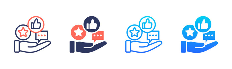 Social Media Management Icon Pack In Multiple Styles