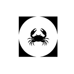Crab Silhouette Icon