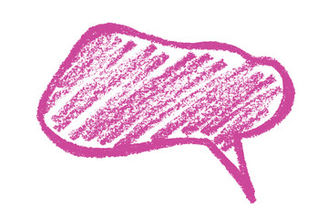 Hand drawn speech bubble Blank empty message box Textbox frame for banners, price tags, stickers, design