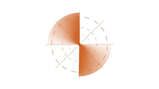 Radar Scanning loop. Radar screen animation. radar screen animation on black background. background, black, business, concept, data, design, digital, digital radio waves,  - Powered by Adobe