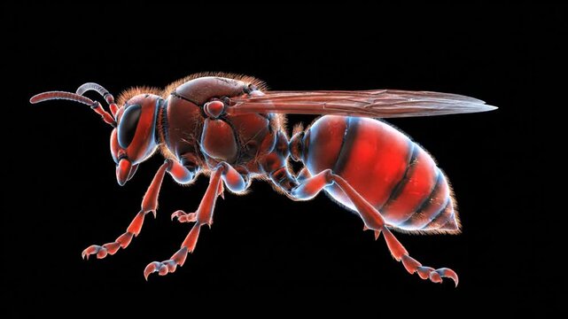 Red Body Wasp