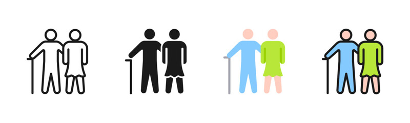 Grandparents Icon Pack In Multiple Styles