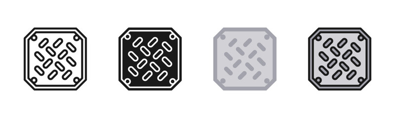 Metal Icon Pack In Multiple Styles