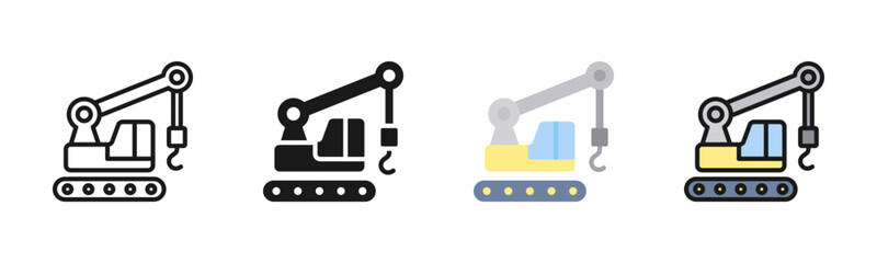 Cranes Icon Pack In Multiple Styles