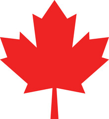 Canadian flag on a leaf