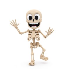 3D Smiling Skeleton