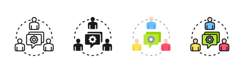 Support Group Icon Pack In Multiple Styles