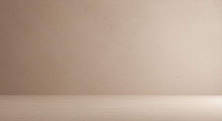 Simple Beige Studio Background Image.