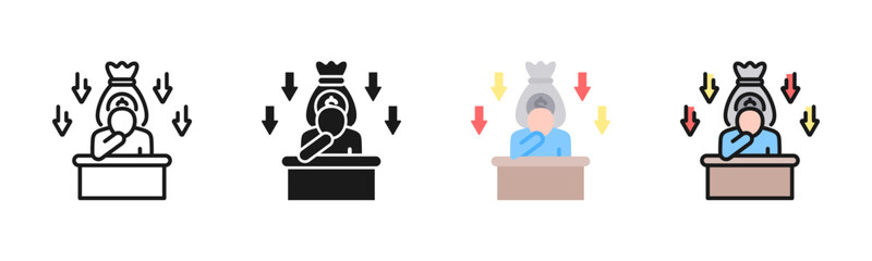 Liability Icon Pack In Multiple Styles