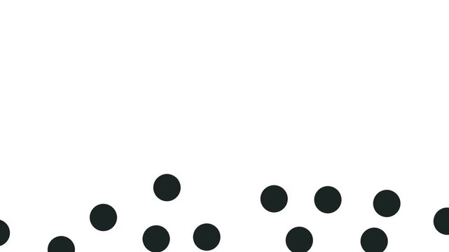 At the bottom of the image there is a moving stream of circles or atoms or molecules.