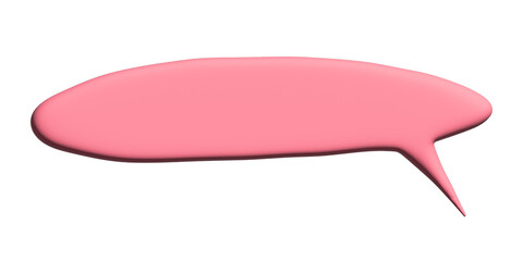 3d speech bubble Blank empty message box Textbox frame for banners, price tags, stickers, design