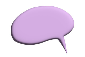 3d speech bubble Blank empty message box Textbox frame for banners, price tags, stickers, design