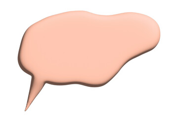 3d speech bubble Blank empty message box Textbox frame for banners, price tags, stickers, design