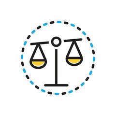 Multi color icon for bias