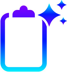 Generative AI Sparkle Spray Bottle Icon with Magic Glow for Cleaning