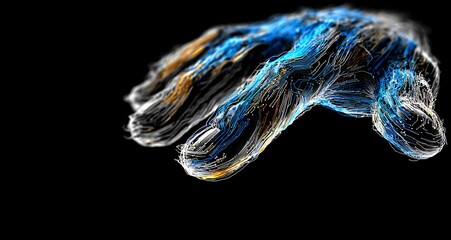 Futuristic Digital Hand Representing Technology and Artificial Intelligence
