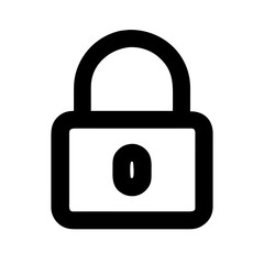 Lock Icon Security, Data Protection, Cybersecurity, Digital Privacy, Access Control, Network Safety, Encryption Technology Icon Set