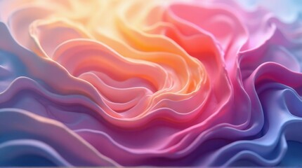 Obraz premium Abstract Colorful Fluid Art with Vibrant Pink Orange Purple Tones