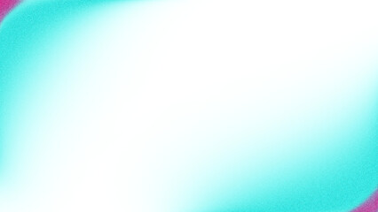 Bright Cyan Tranparent Overlay Light Leak Background with Pinkish Grainy Border and Subtle Texture blue green