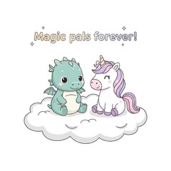Dragon and Unicorn on Cloud