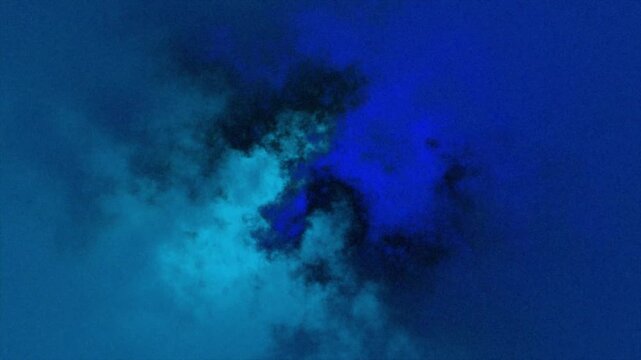 Abstract blue motion background with dynamic swirling cloud effects for modern presentations and creative video projects
