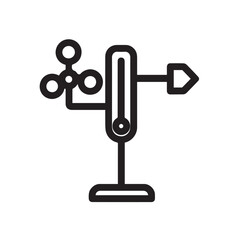 Weather Station Icon – Climate Data Agriculture Vector