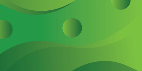 Abstract green wavy background. Vector EPS 10
