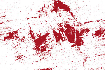 力強い赤のブラッシュグランジ背景（横長）
