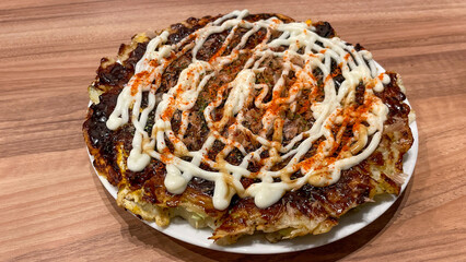 ふきやのお好み焼き
