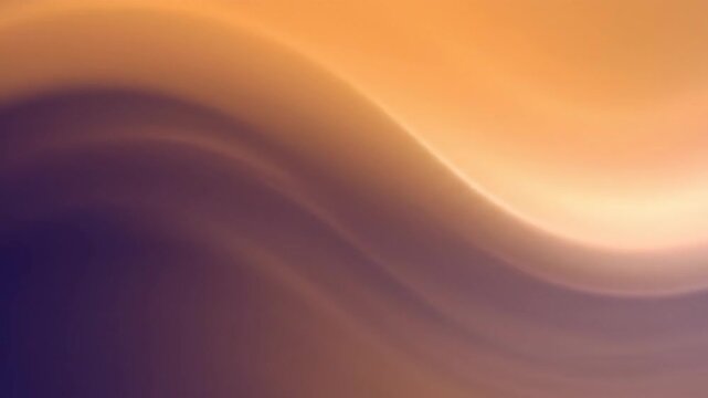Abstract blurred gradient background design with waves and warm colors, for use in web design or print