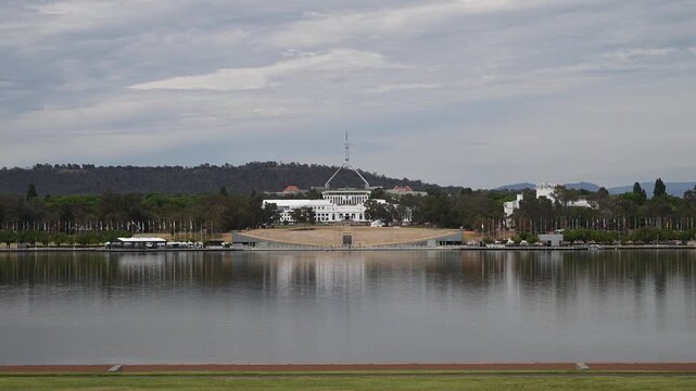 Australian Parliament House in Canberra the Australian Capital Territory and home to politicians and legislative.