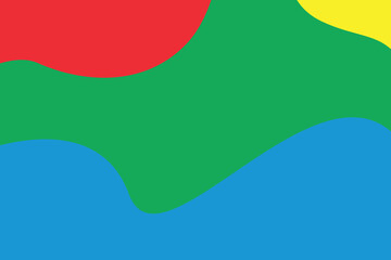 Wavy geometric coral background with colors. Vector design layout for banners, presentations, flyers, textile, wrapping paper, stationery. 