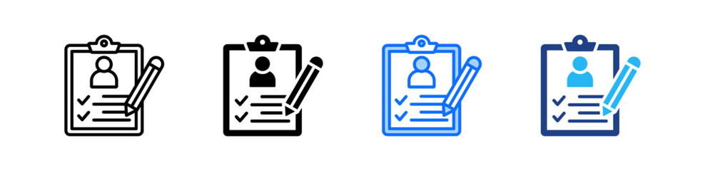 Event Registration Icon Set Multiple Style Collection