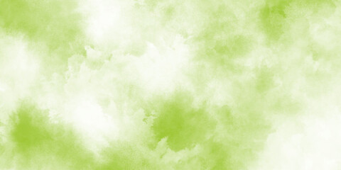 Obraz premium Soft green watercolor with dreamy abstract texture, Textured turquoise paint background with strokes creating a layered, abstract painted watercolor template design background.