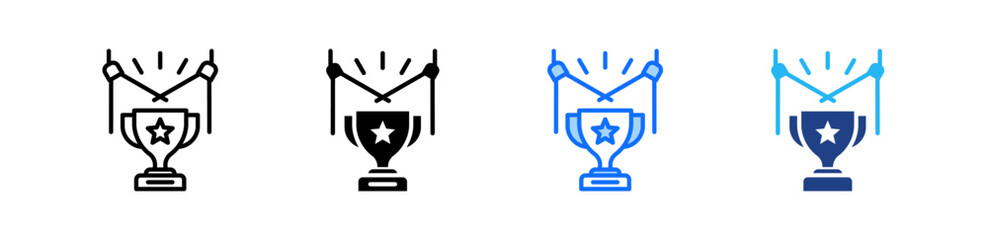 Awards Ceremony Icon Set Multiple Style Collection