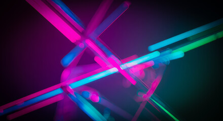 Abstract background in high-tech style with artificial lighting.