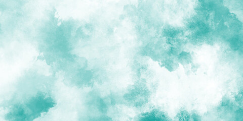 Delicate Pastel green or white sky watercolor painting,  Soft watercolor texture background with gentle and white green hues, Summer minimalistic background, Ideal for a variety of design projects.