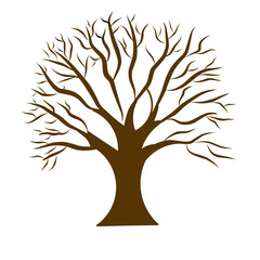 tree silhouette vector