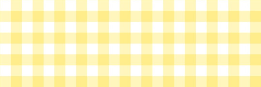 Yellow gingham pattern background. Seamless yellow checkered with cozy autumn vibes. Perfect for fall decor, fabric, and seasonal digital backgrounds.
