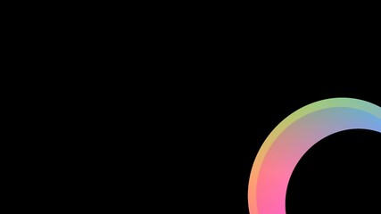 Dynamic neon gradient arc gently curves across dark backdrop creating a vibrant modern effect perfect for tech branding and innovative design projects - Powered by Adobe